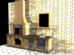 проєкт барбекю у 3D Max